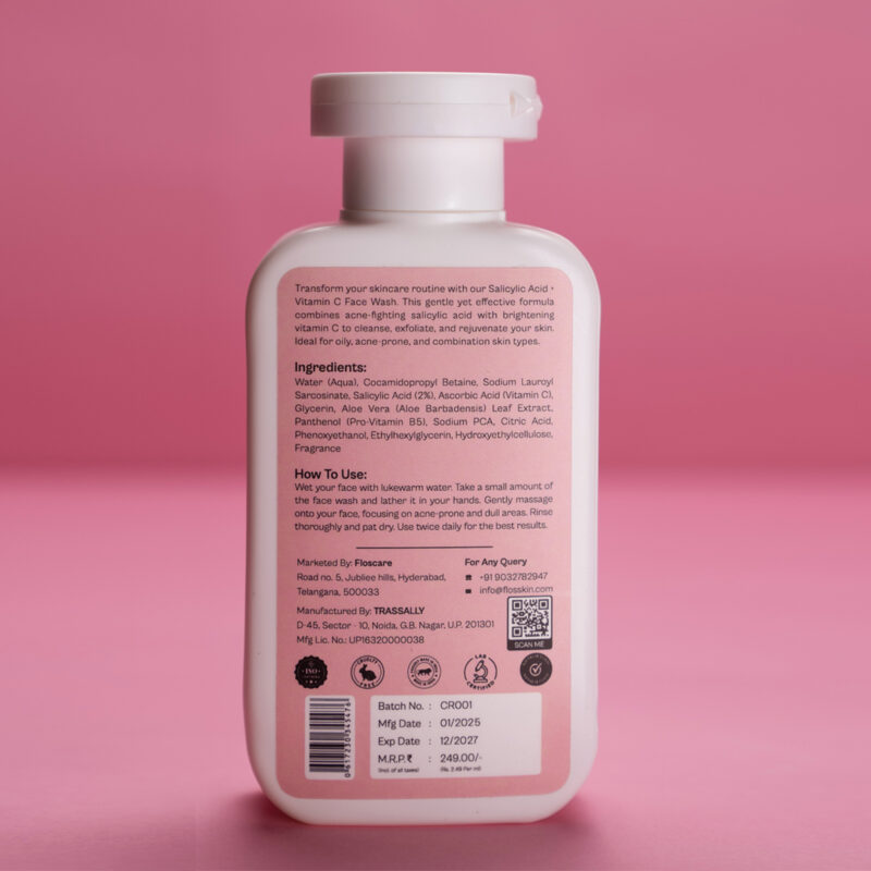 Salicylic Acid + Vitamin C Face Wash - Image 2