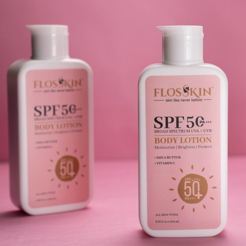Shea Butter + Vitamin C + SPF 50 Body Lotion - Image 3